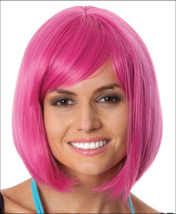Bright Pink Bob Wig
