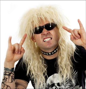 80'S Blonde Rocker Wig