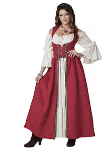Medieval Overdress Burgundy