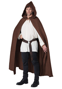 Brown Hooded Cloak