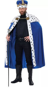 Blue Royal Cape and Crown