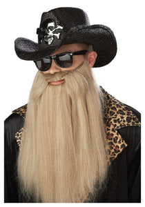 80'S Blues Rocker Beard and Moustache