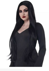 XL Long Black Cosplay Wig