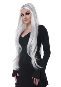 XL Long White Cosplay Wig