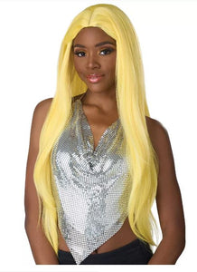 XL Long Yellow Cosplay Wig