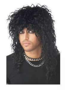 Headbanger Black Wig