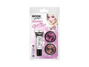 Chunky Holographic Glitter Pink/Rose Gld
