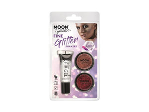 Fine Glitter Bronze and Red Kit