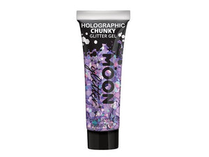 Purple Holographic Chunky Glitter Gel