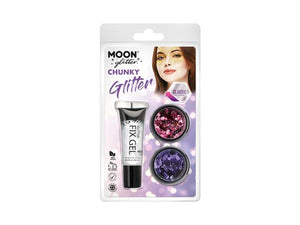 Classic Chunky Glitter Kit Pink/Lavender