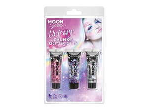 Unicorn Chunky Glitter Gel Set