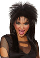 Unisex Black Rocker Wig