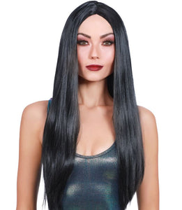 Black Long Straight Wig