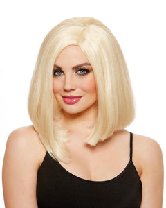 Blond Blunt Long Bob Wig