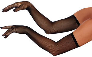 Black Fishnet Gloves