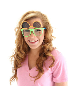 Neon Flip Up Glasses