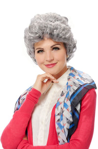 Sassy Senior Grey Wig