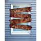 Haunted Window Boards Bloody Words