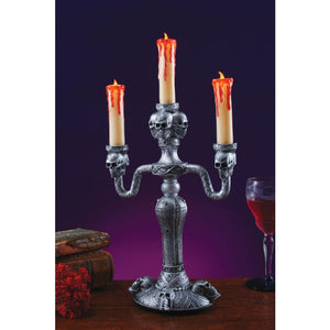14" Candelabra w/ LED Flames