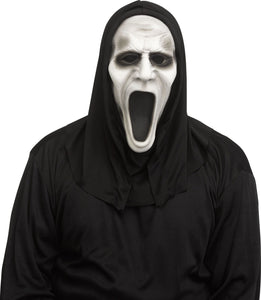 Silent Screamer Mask With Hood