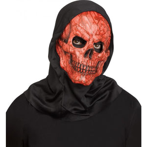 Bloody Skull Mask With Hood