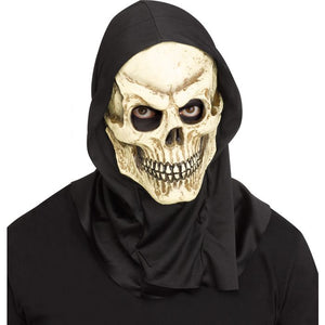 Brown Skull Mask With Hood