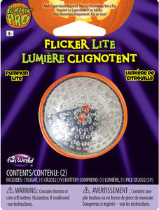 Yellow Flicker Pumpkin Light