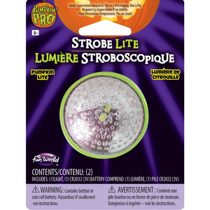 White Strobing Pumpkin Light
