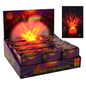 Flaming Pumpkin Light