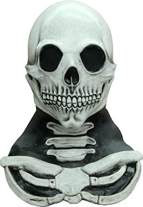Long Neck Skull Mask White