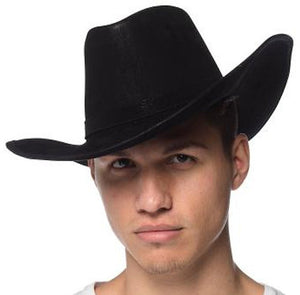 Leatherlike Black Frontier Hat