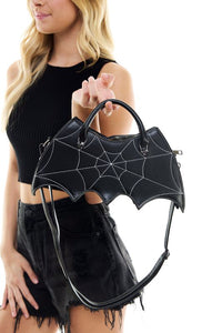 Bat Spiderweb Purse