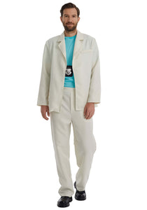80'S Miami Cop White Suit