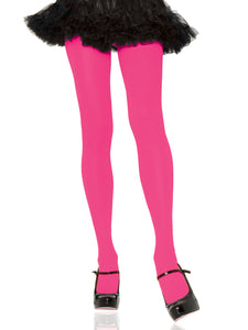 Nylon Tights Neon Pink
