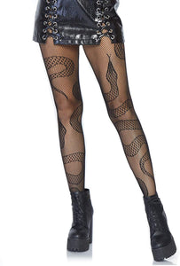 Snake Net Tights