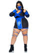 Blue Dragon Ninja Womens Plus Size