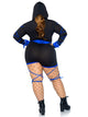 Blue Dragon Ninja Womens Plus Size