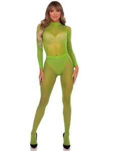 Green Sheer Body Suit and Tights