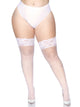 Stay Up Lycra Net Thigh High Plus