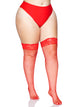 Stay Up Lycra Net Thigh High Plus