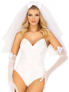 White Tiered Bridal Veil