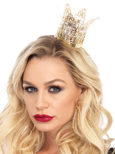 Mini Filigree Gold Crown