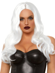 Long Wavy White Wig