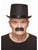 Grandpa Moustache Black