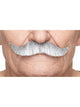 Gentlemans Moustache Grey & White