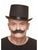 Gentlemas Moustache Black
