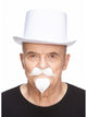 Colonel Moustache and Goatee White