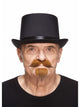 Colonel Moustache and Goatee Light Brown