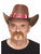 Moustache With Tiny Goatee Light Brown