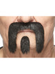 Horseshoe Mustache w/ Goatee Black